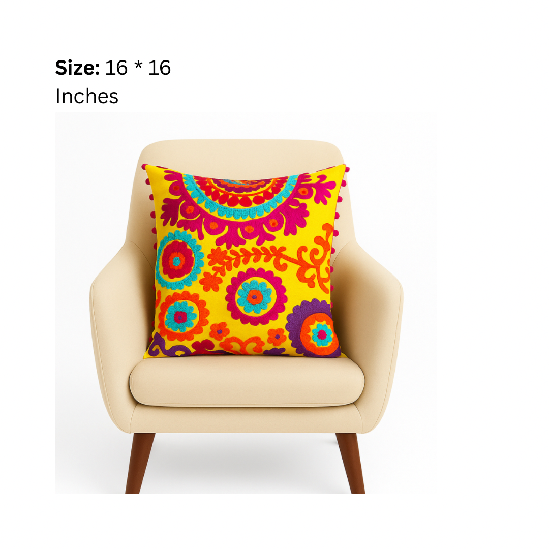 Marigold Melody Cushion Cover