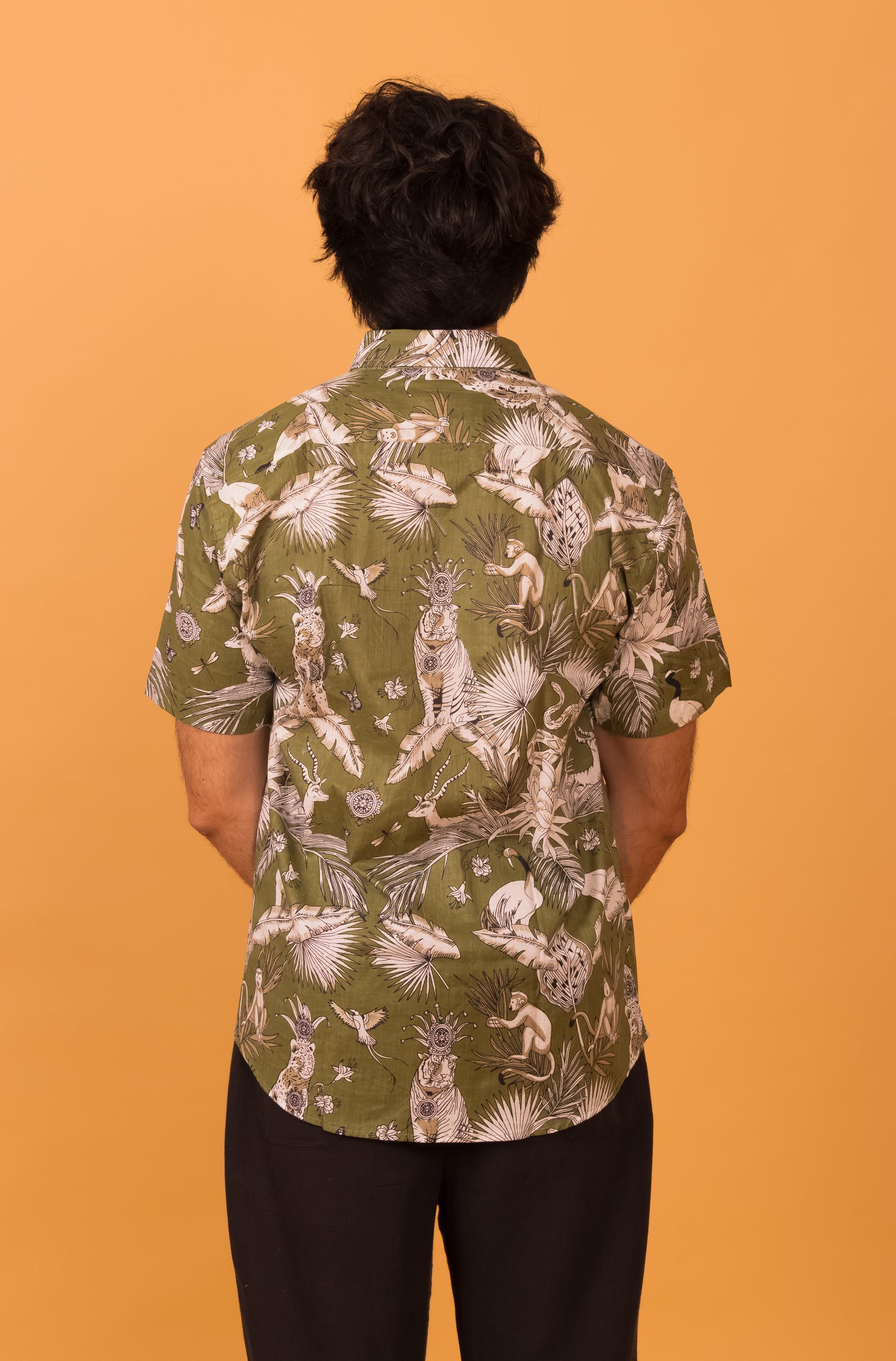 Green wildlife shirt