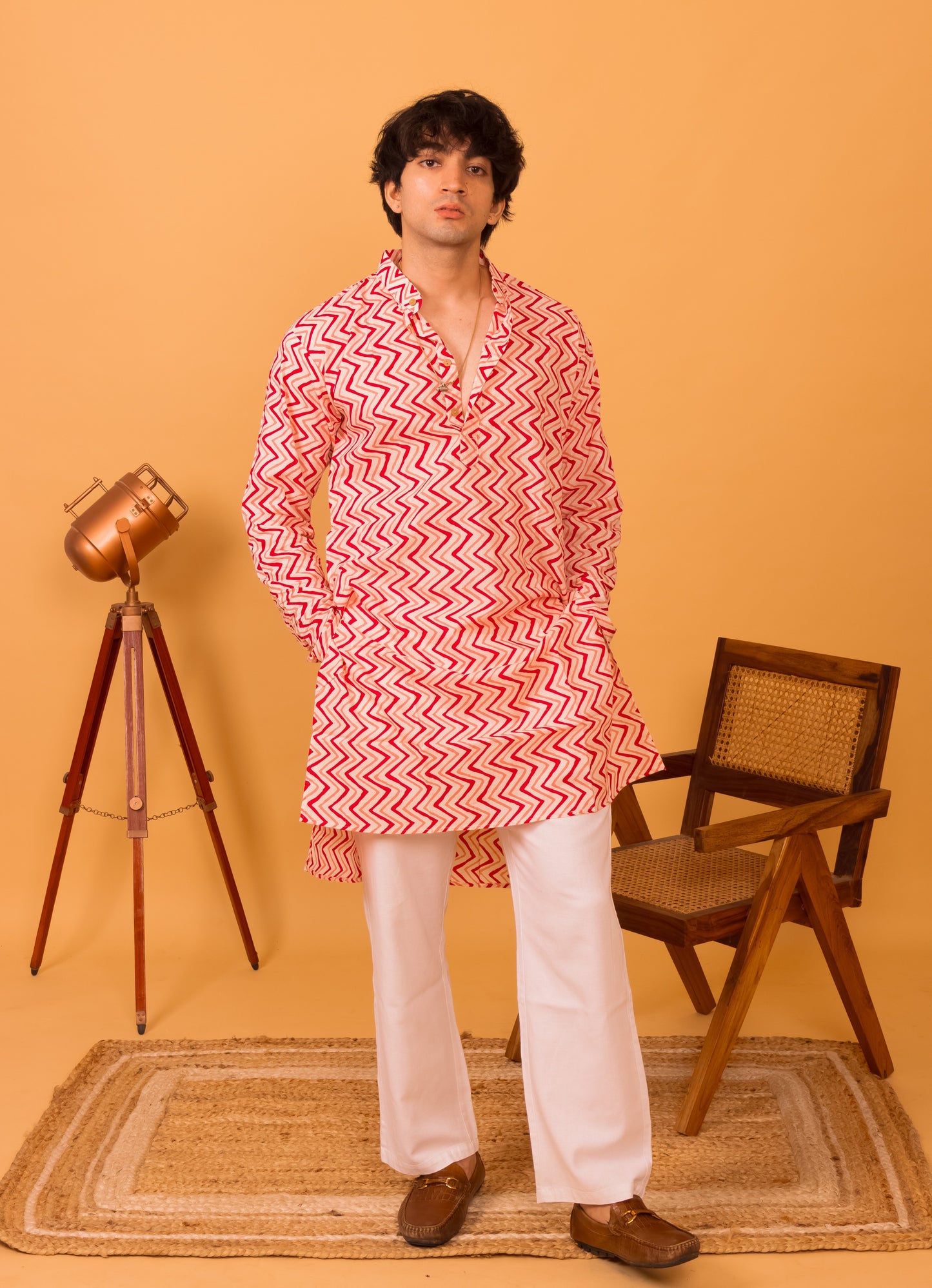 Zig zag long kurta
