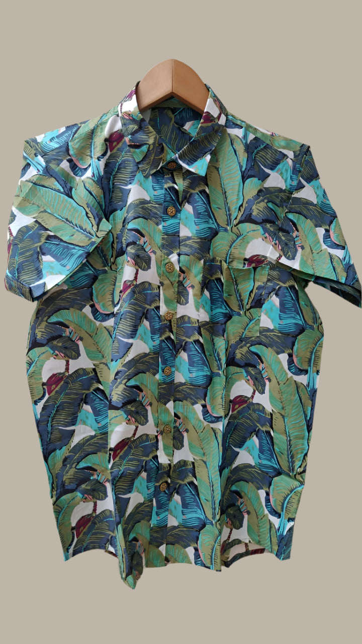 Forest inspired printed shirt