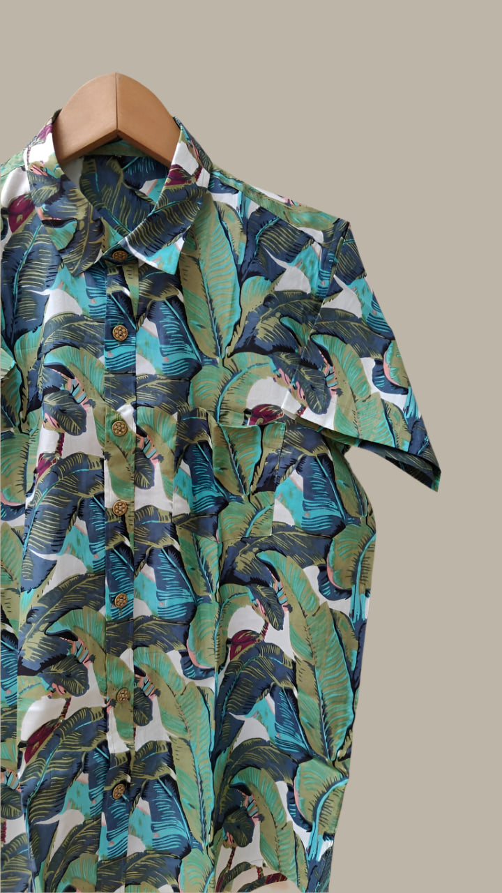 Forest inspired printed shirt