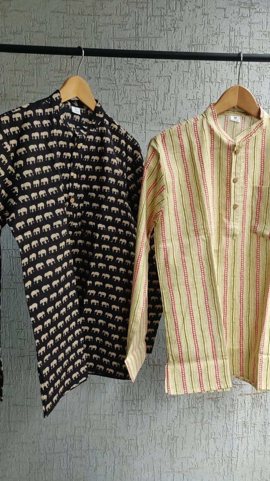 Abstract print kurta