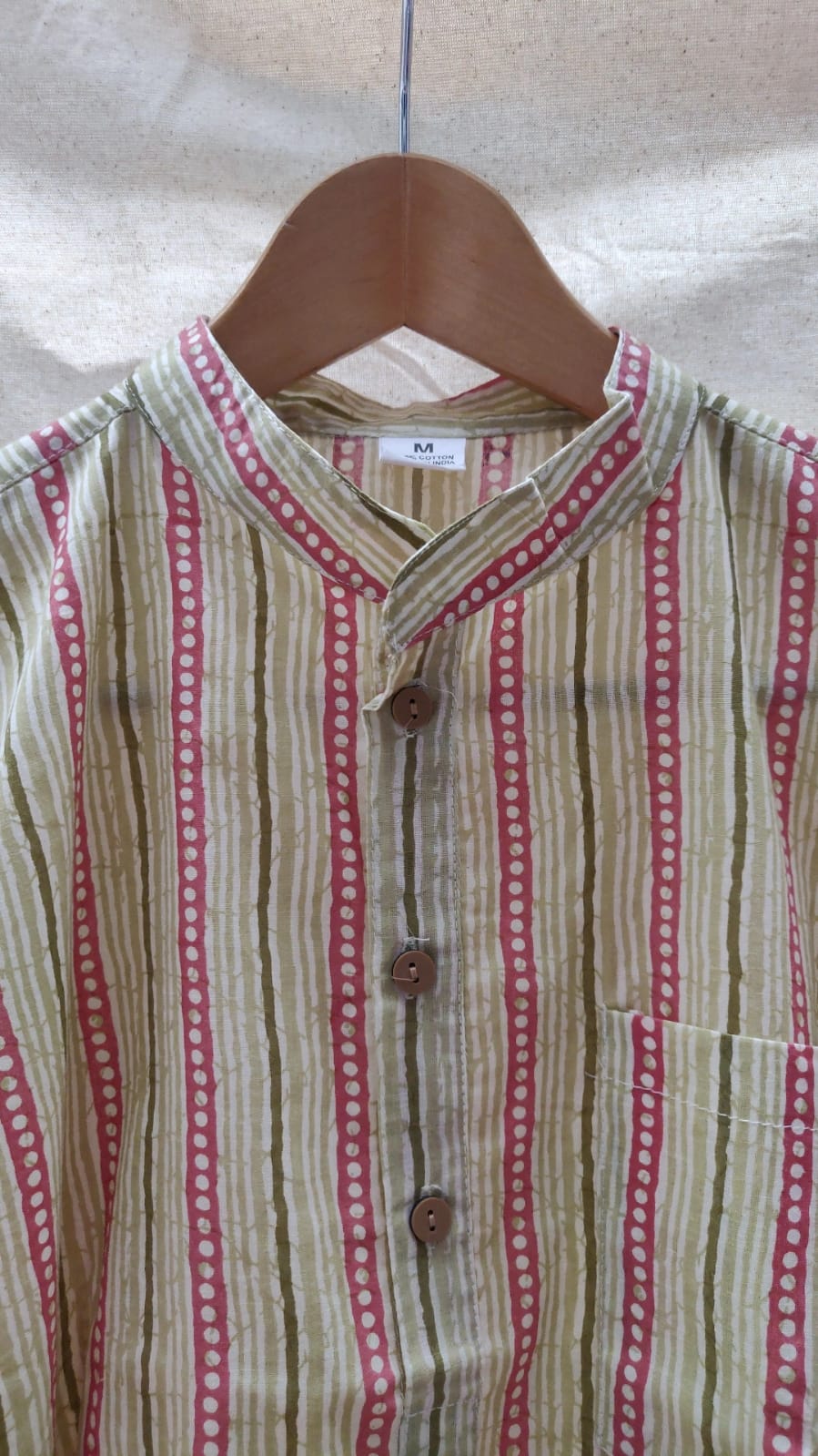 Abstract print kurta