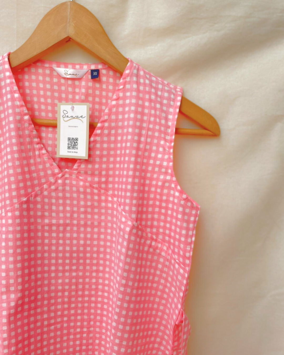 Cotton Candy Pink Squared Top