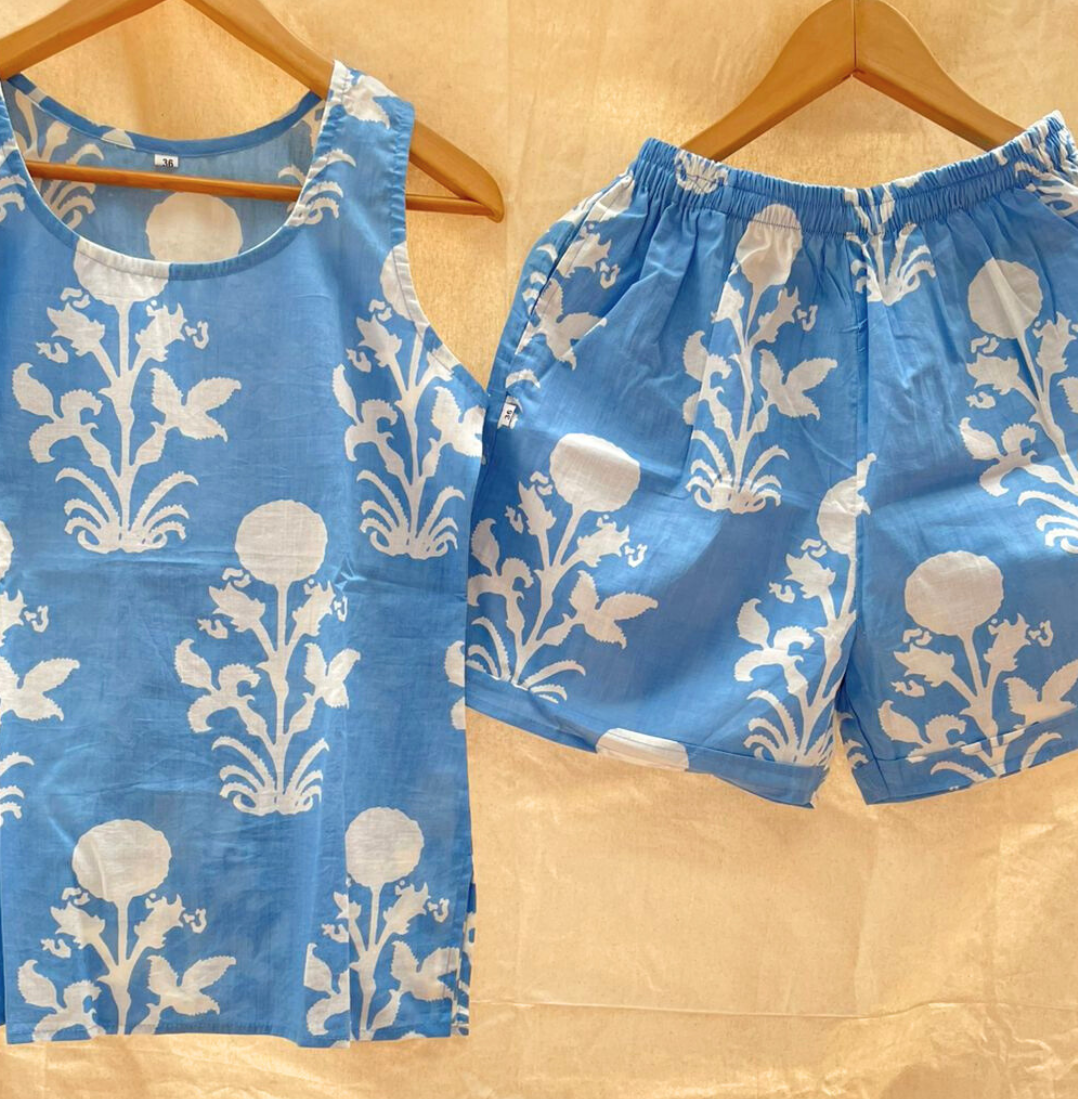 Blue Bloom co-ord set
