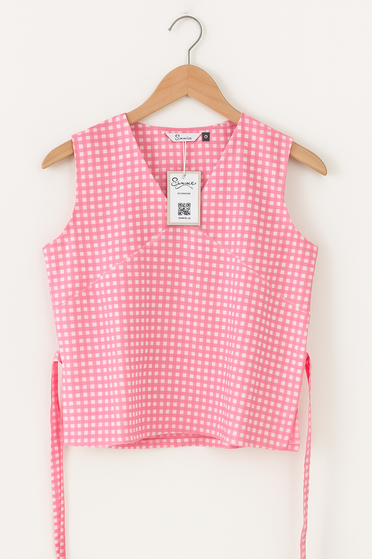 Cotton Candy Pink Squared Top