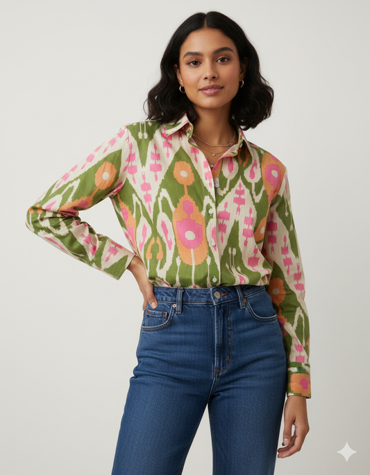 Ikkat Shirt