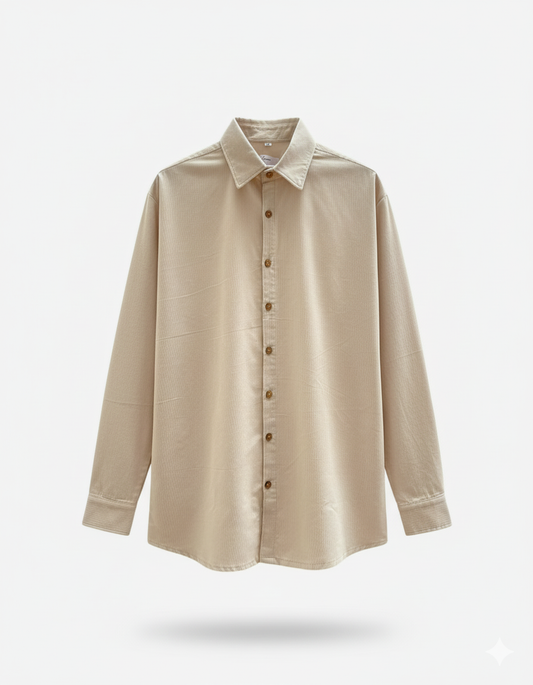 Cream corduroy shirt