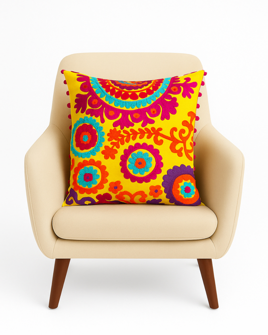 Marigold Melody Cushion Cover
