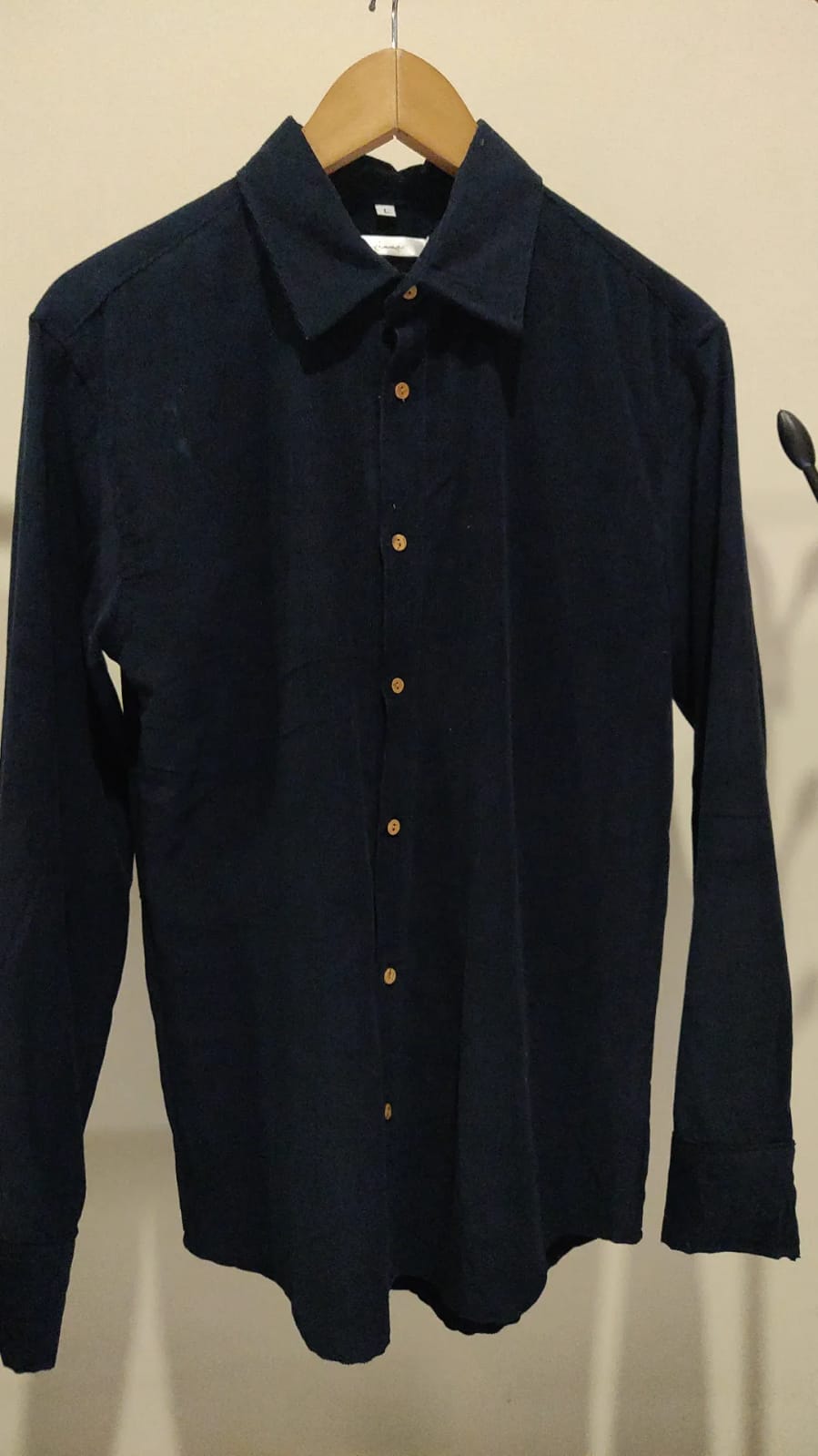 Dark blue corduroy shirt