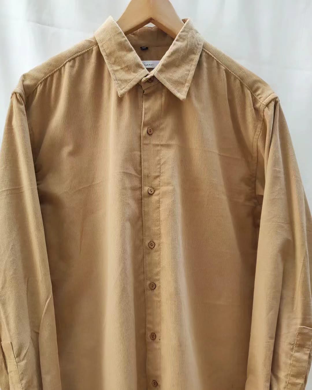 Camel corduroy shirt