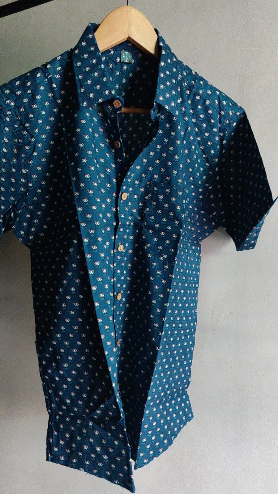 Blue Motif shirt