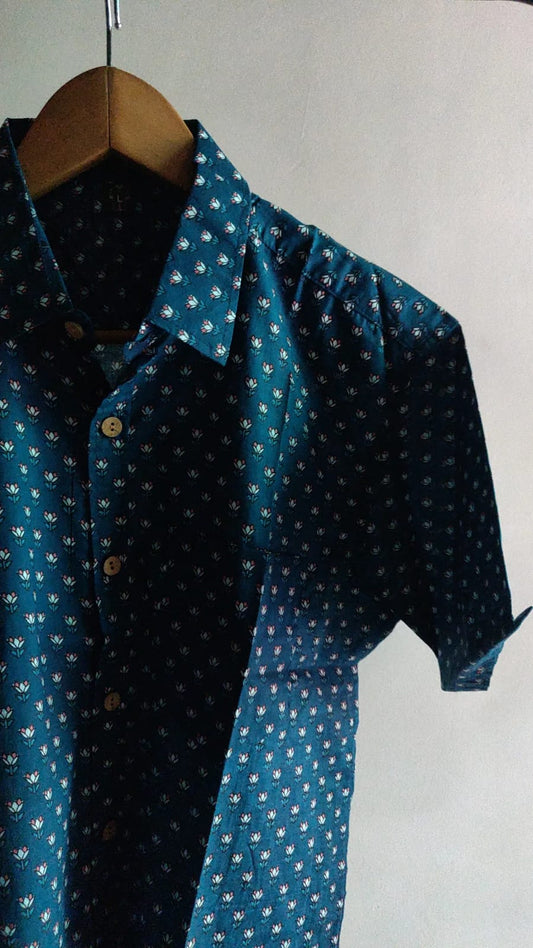 Blue Motif shirt