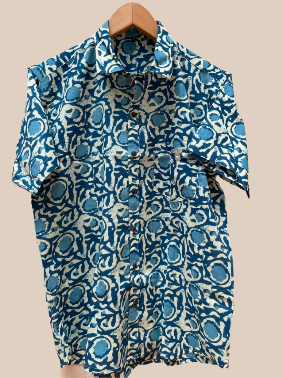Cool blue abstract shirt